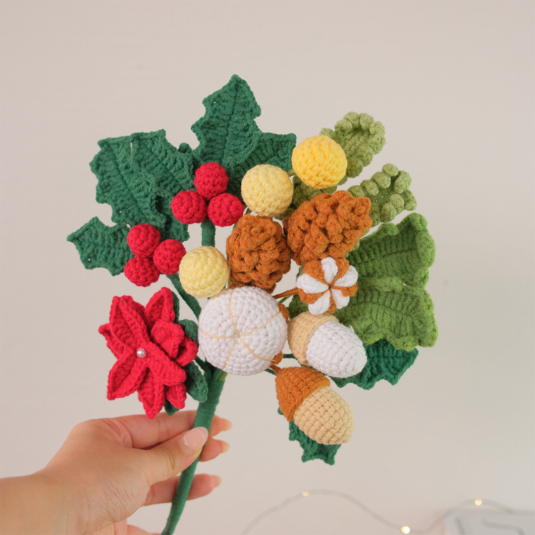 Winter Centrepiece - Crochet Christmas Flower