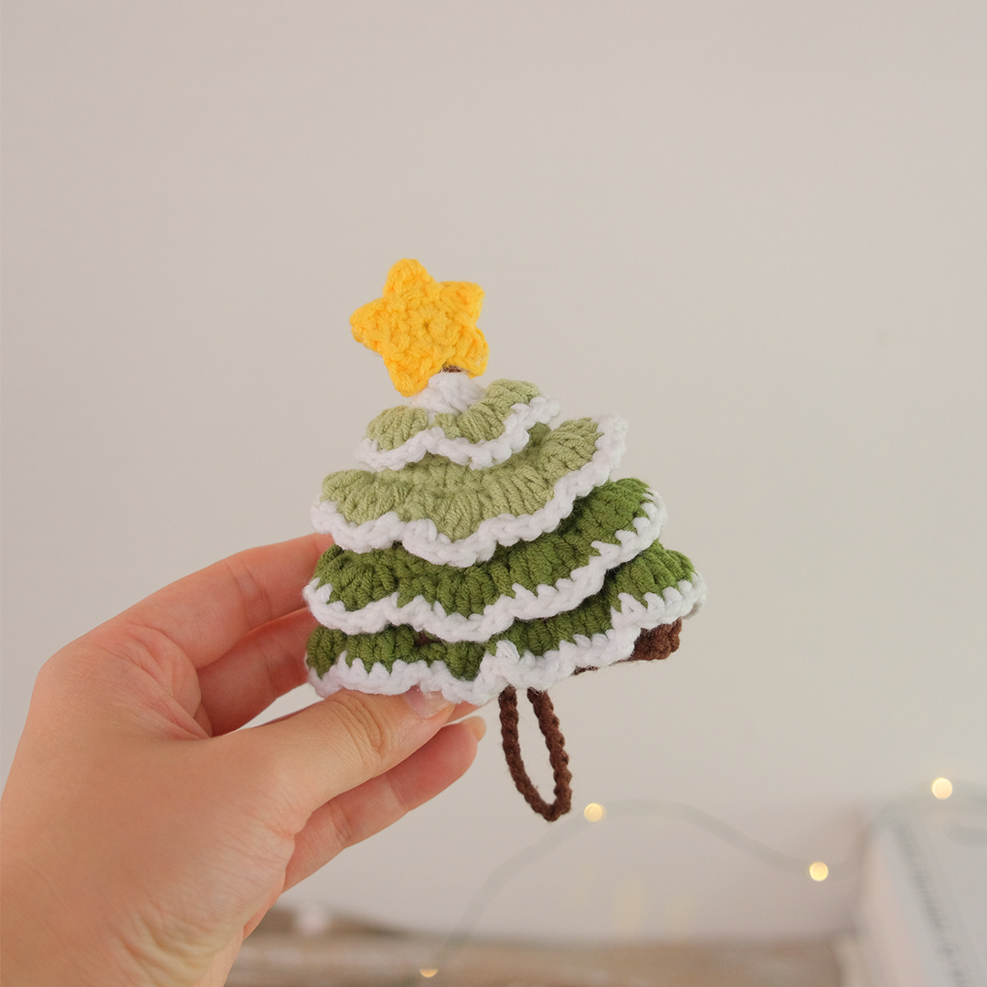 Crochet Christmas Key Pouch