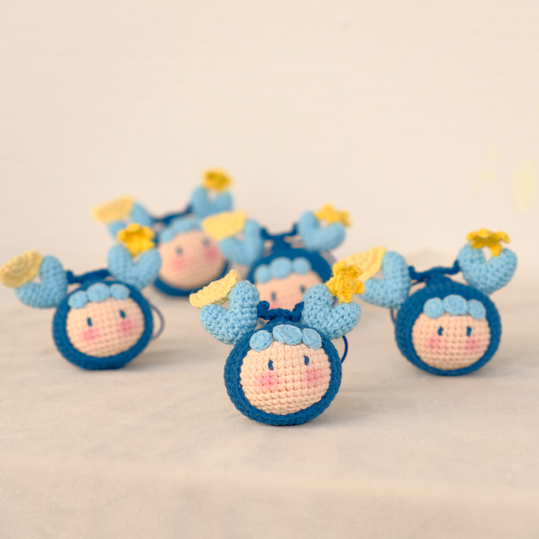 Crochet Horoscope Keychain