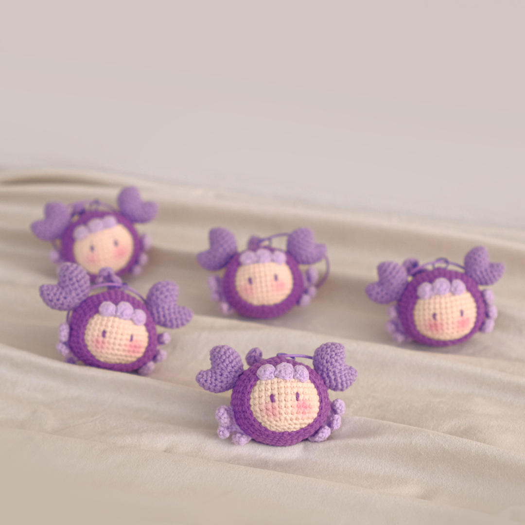 Crochet Horoscope Keychain