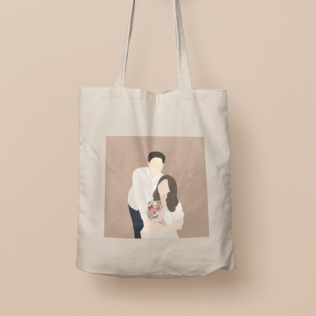Personalised Illustration Tote Bag
