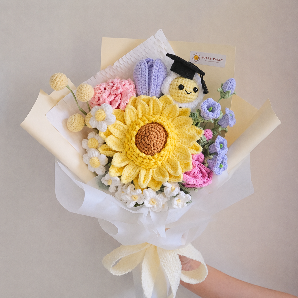 Cheeky Posies - Mini Daisy Crochet Flower Bouquet
