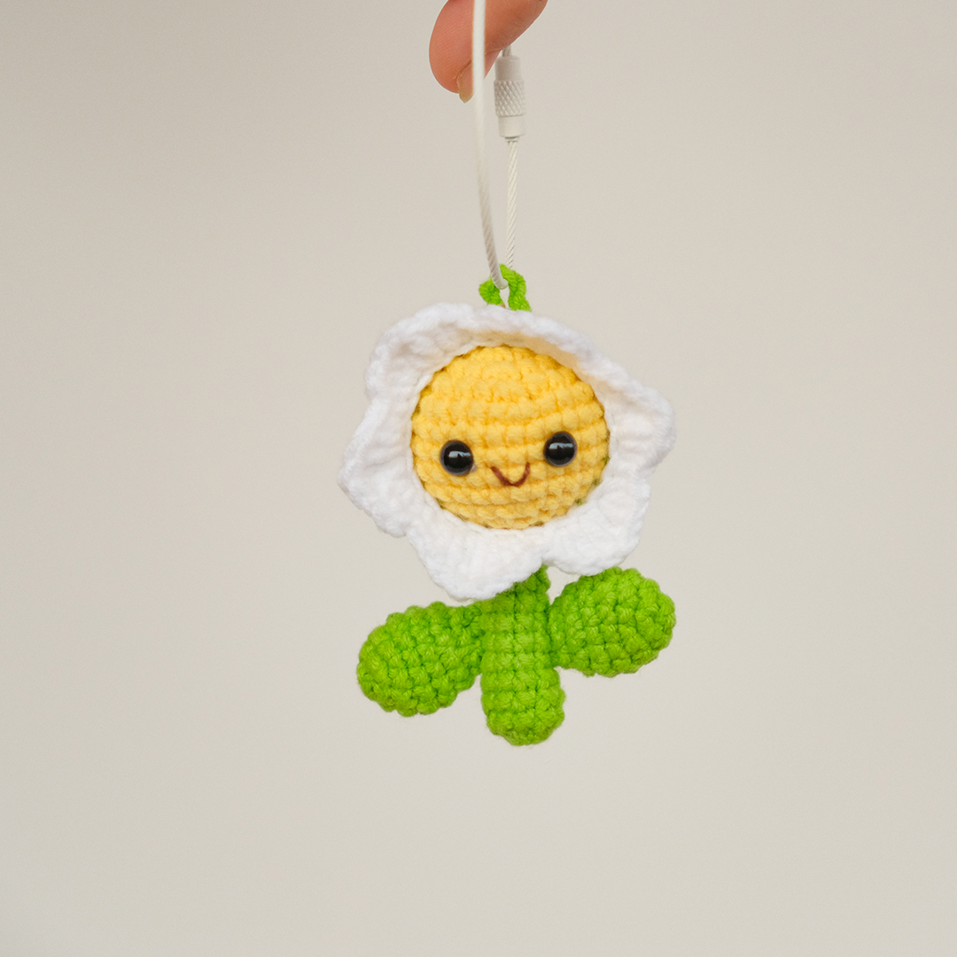 Cheeky Jolly Flower Keychain