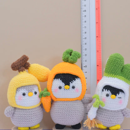 Foodie Penguin - Handmade Crochet Amigurumi Gifts