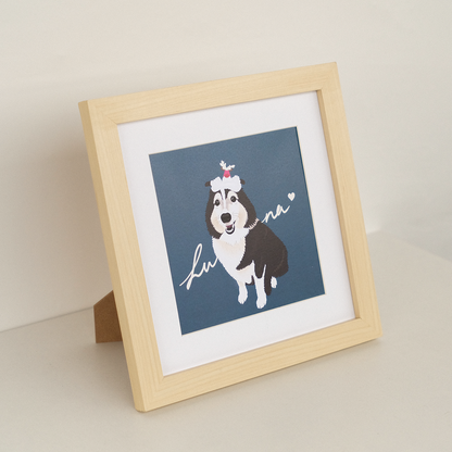 Pet Illustration Frame