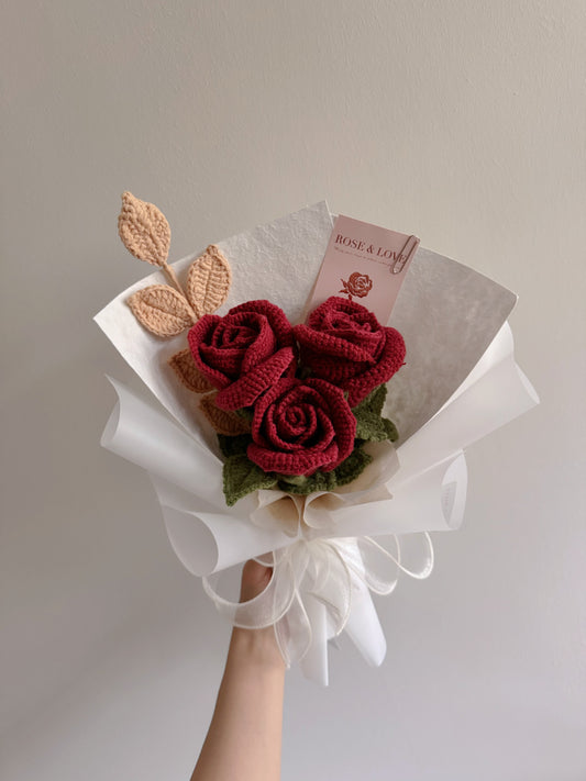 Mi amor - Premium Crochet Roses Bouquet