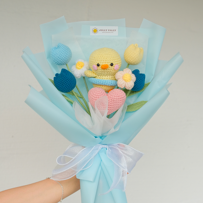 Maisy Bloom - Crochet Duck Flower Bouquet