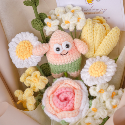 Patrific Bloom - Crochet Patrick Flower Bouquet